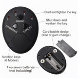 Wireless 6-Pack Abs Stimulator – Rechargeable Vibrating Muscle Exerciser & Body Massager for Abdominal Training